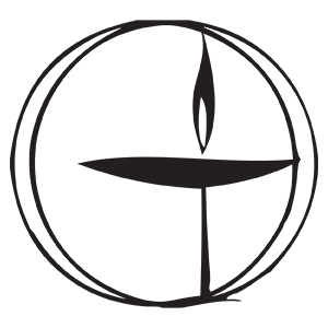 Unitarian Universalist chalice in silhouette