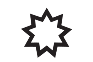 The Baháʼí nine pointed star